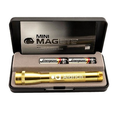 Gold Genuine "AA" Mini Mag-Lite® Flashlight