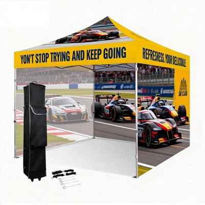 10' Outdoor Event Tent with 3 Dye-Sublimated Panels